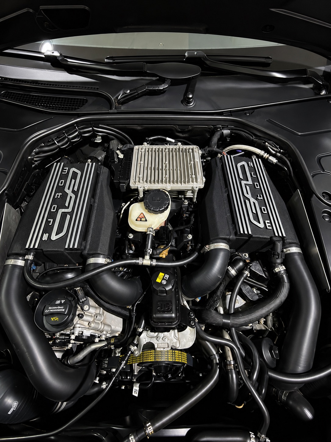 Mercedes-AMG engine prepared for performance tuning at DIGI-TEC Dubai
