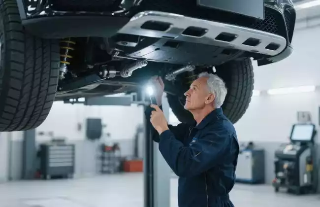 mercedes suspension service