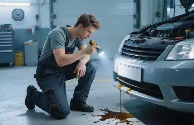 Inspect for Oil Leaks and Fix