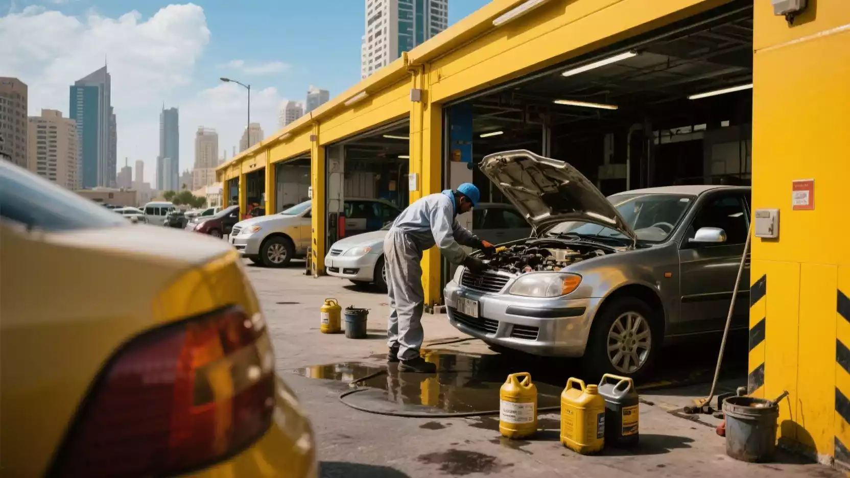 car oil chavnge service in dubai