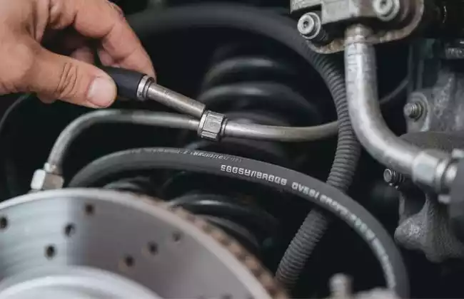 mercedes Brake line Replacement