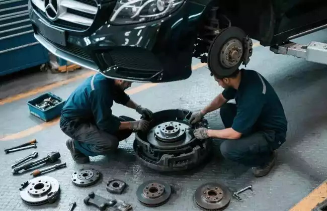 mercedes benz brake replacement in dubai