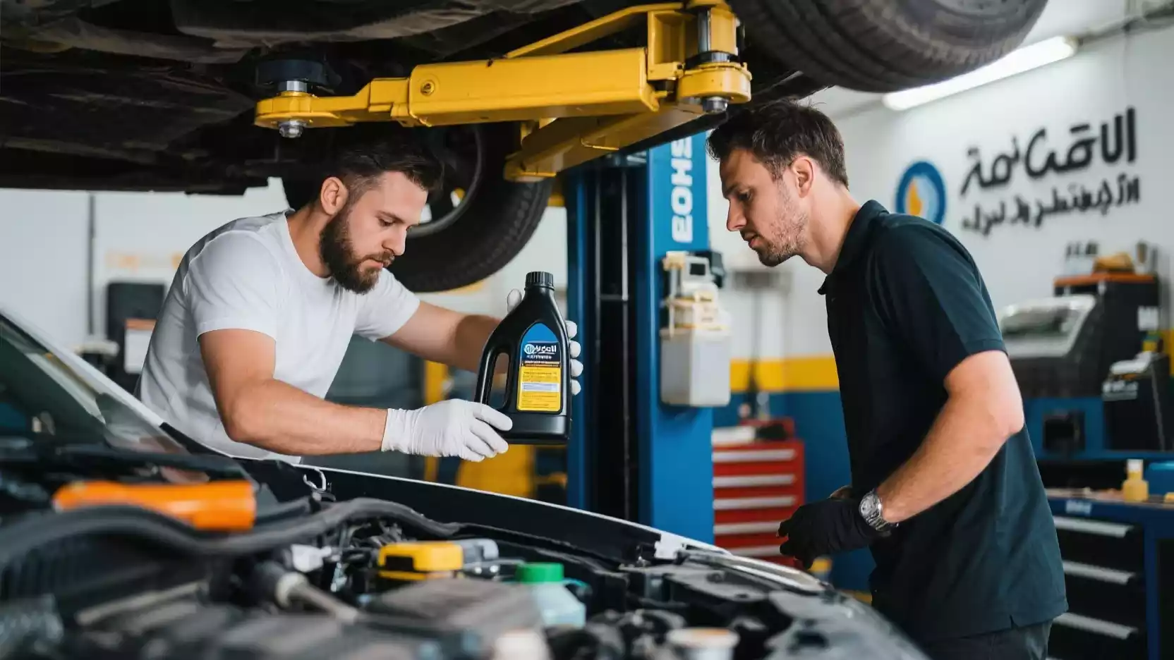 mercedes oil change service in dubai